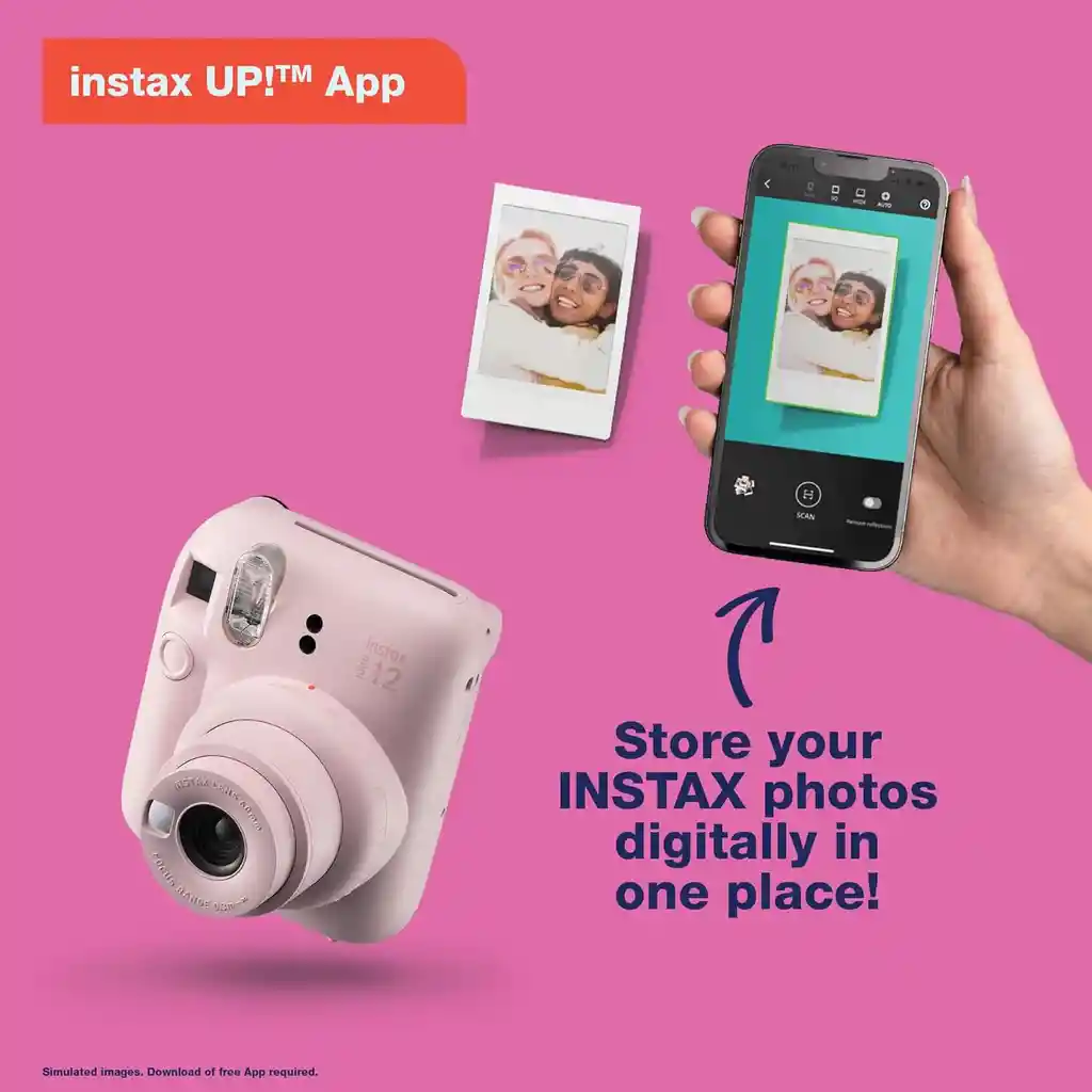 Camara Instax Mini 12 Rosa