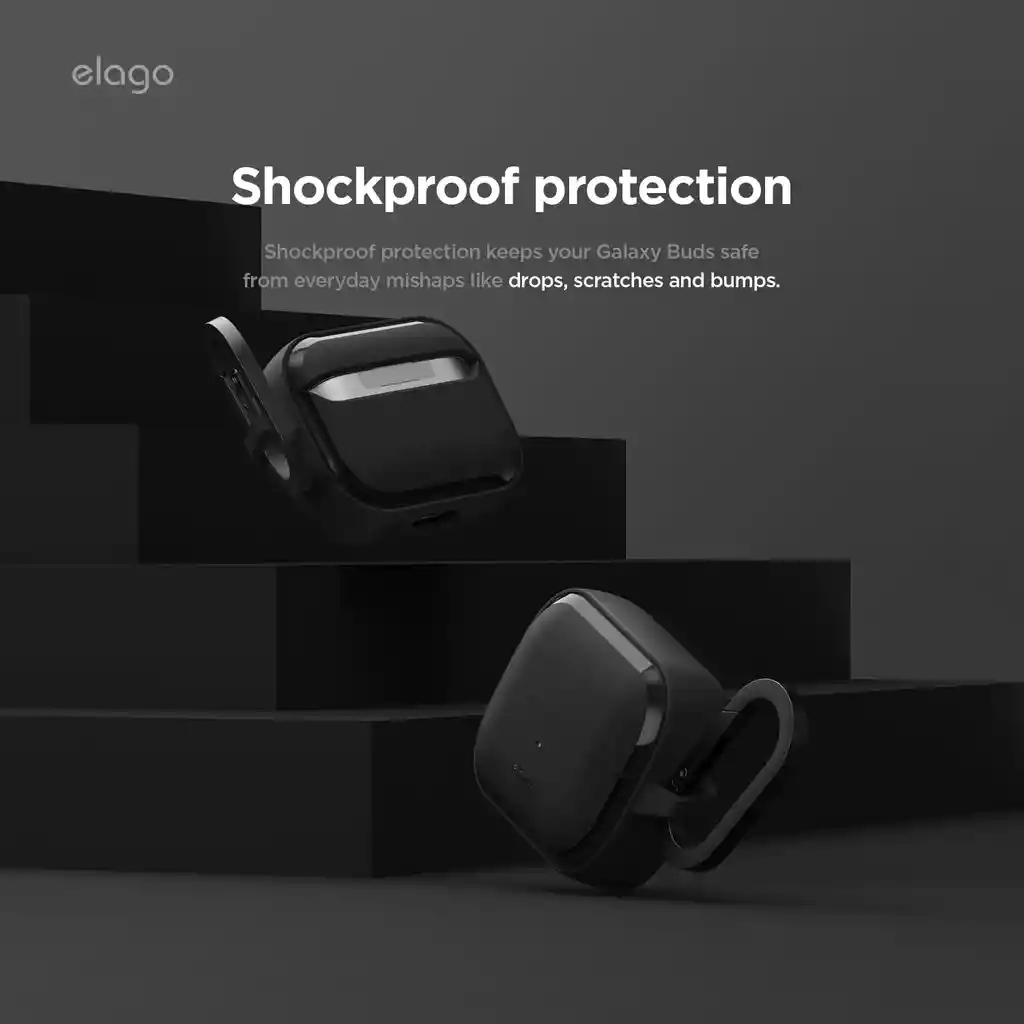 Estuche Para Galaxy Buds 3 / Buds 3 Pro Edc Con Arnes En Negro