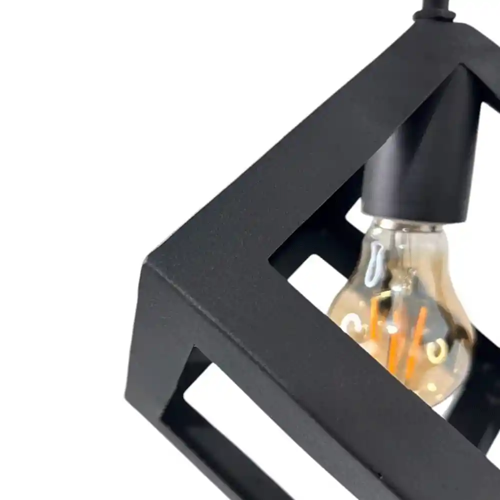 Lámpara De Techo Charlote Cubo Cuadrado Diseño Decorativo Moderno