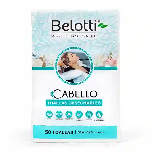 Toallas Desechables Para Cabello Paquete X50 – Belotti