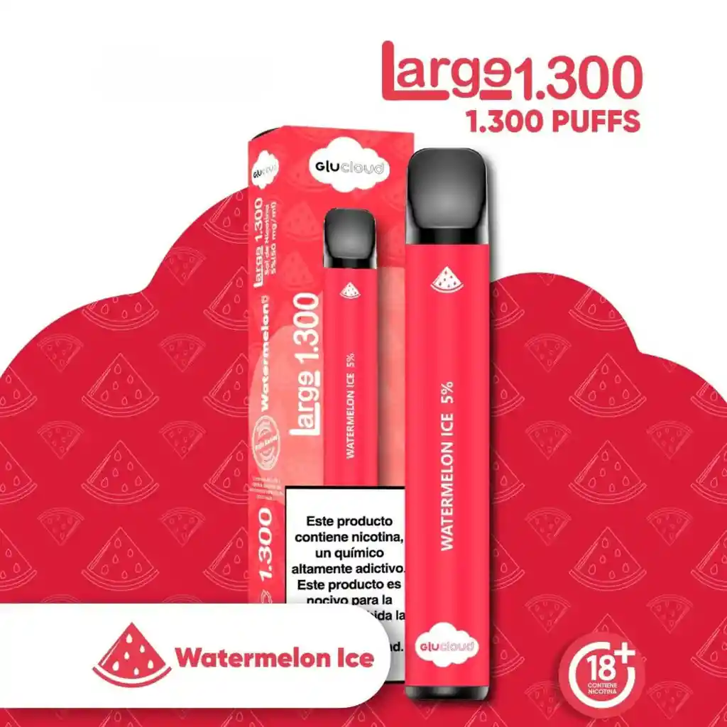 Vaporizador Glucloud Large Watermelon (sandía)