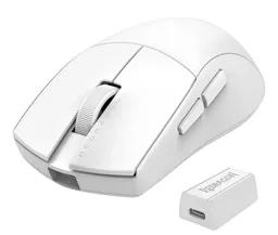 Mouse Redragon K1ng Pro M916 4k Hz Inalambrico Color Blanco