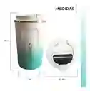 Vaso Termico Digital Indicador Temperatura Led Blanco Mix Green Cofee