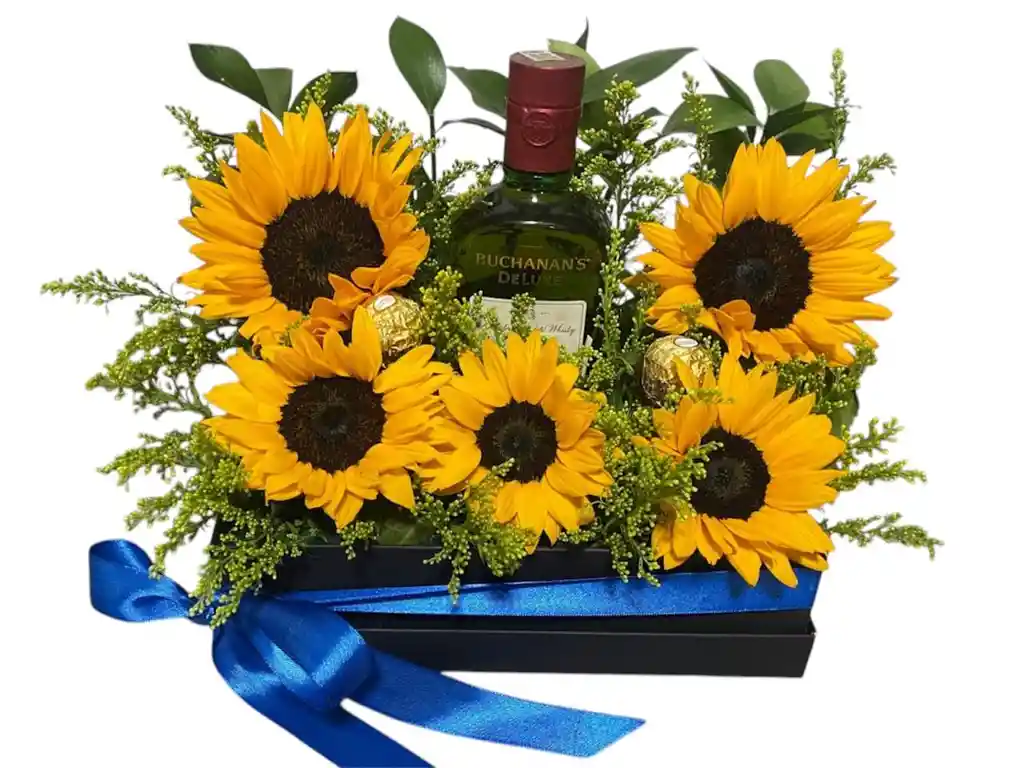 Flores De Girasoles Y Whisky