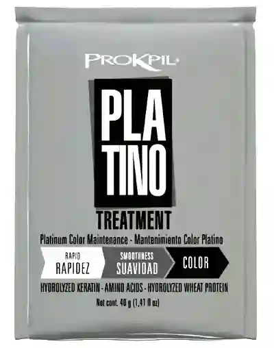 Matizante En Sobre Para El Tratamiento Del Cabello Color Platino - Prokpil 40gr
