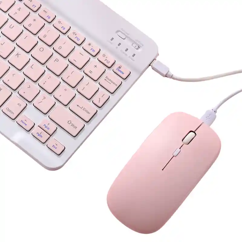 Kit Teclado + Raton Inalambrico Recargable Bluetooth