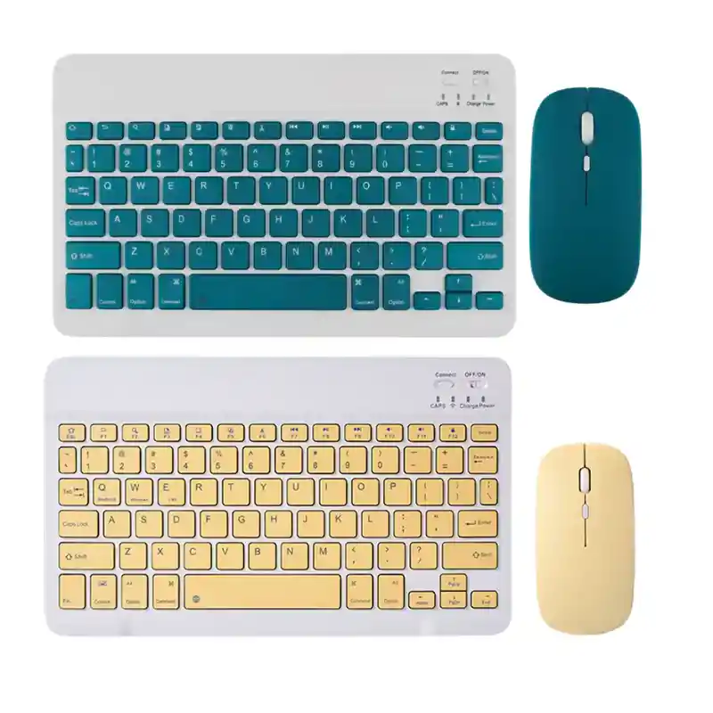 Kit Teclado + Raton Inalambrico Recargable Bluetooth