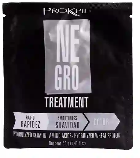 Matizante En Sobre Para El Tratamiento Del Cabello Color Negro - Prokpil 40gr
