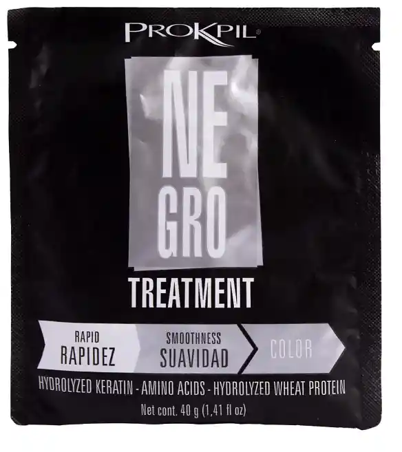 Matizante En Sobre Para El Tratamiento Del Cabello Color Negro - Prokpil 40gr