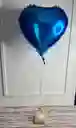 Botón De Rosa Preservada + Globo Con Helio - Especial Para Hombre
