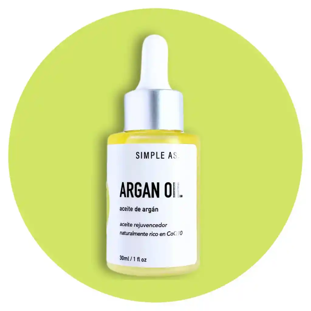 Aceite De Argán Orgánico Simple As