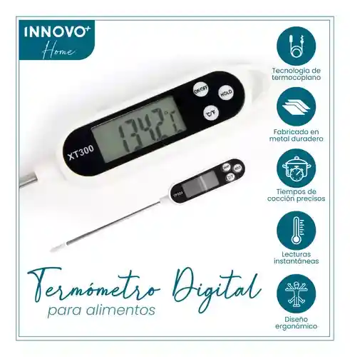 Termómetro Para Alimentos Carnes Asados Digital Para Cocina