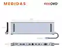 Multipuerto Hub 12 En 1 Multipuerto Tipo C Puerto Red Lan Hdmi Vga Innovo