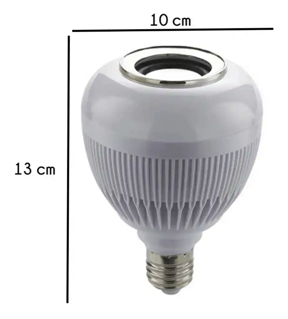 Bombillo Parlante Bluetooth Control Luz Rgb Musical Altavoz