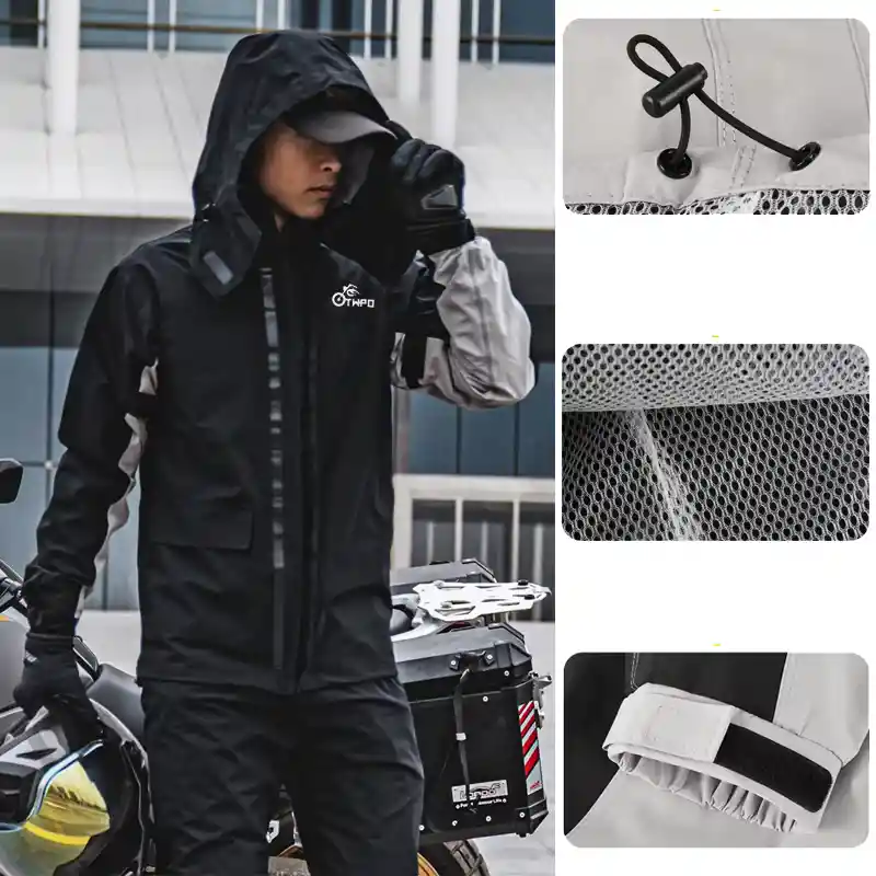 Conjunto Traje Impermeable 100% Sudadera Moto Twpo Premium Disponible Talla S M L Xl Xxl Y Xxxl