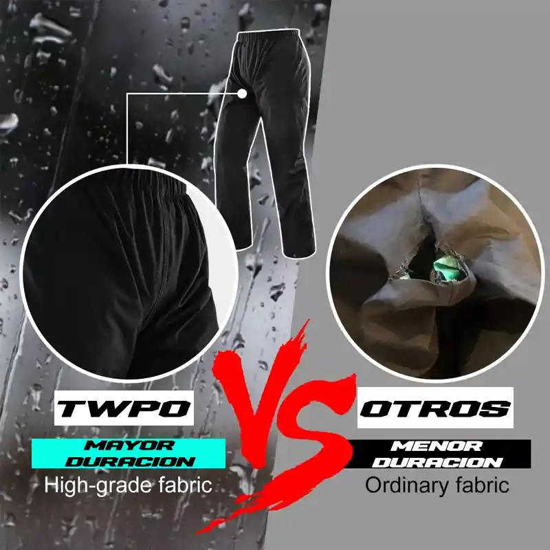 Conjunto Traje Impermeable 100% Sudadera Moto Twpo Premium Disponible Talla S M L Xl Xxl Y Xxxl