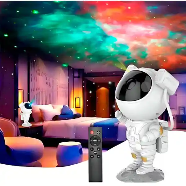 Proyector Astronauta Con Parlante Bluetooth