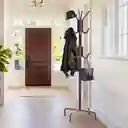 Perchero Metálico 12 Puestos Organizador De Ropa 1.80 Metros
