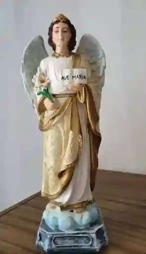 Figura En Ceramica Arcángel San Gabriel ( 15cm )