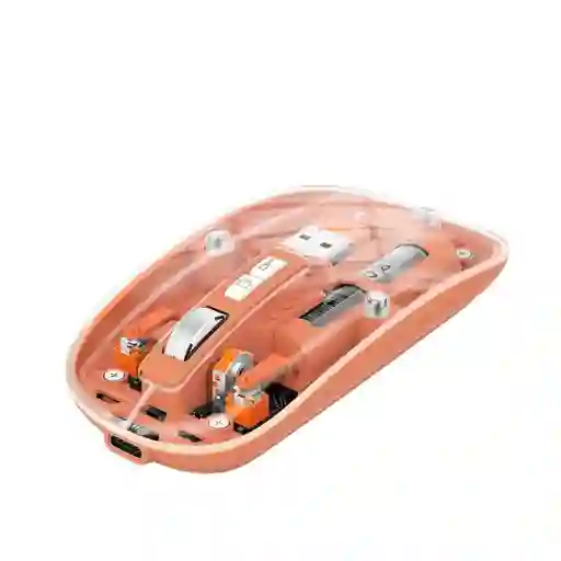 Mouse Transparente Recargable Pixart