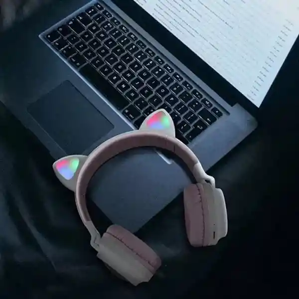 Diadema Audifono Infantil Con Luces