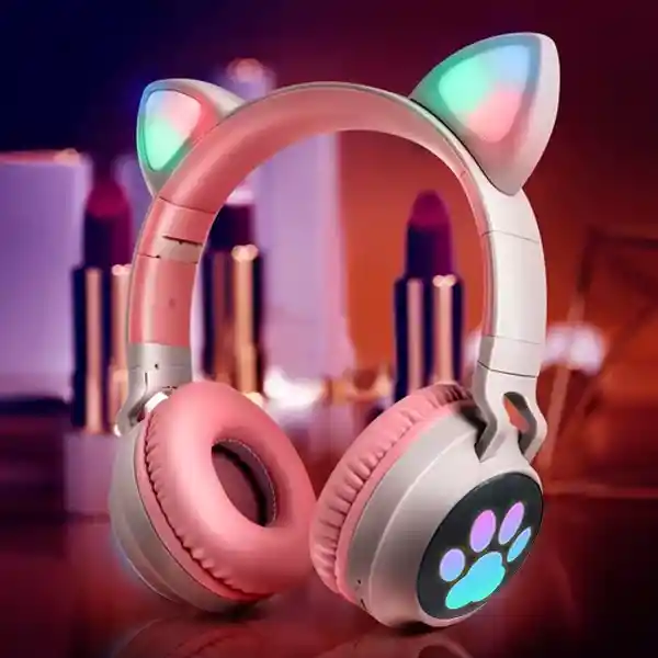 Diadema Audifono Infantil Con Luces