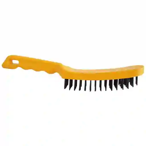 Cepillo Acero Sin Espatula M/pasta Amarillo 6 Lineas 106 (cpmy-106)(ht30571)