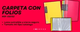 Carpeta Con 20 Bolsillo A4