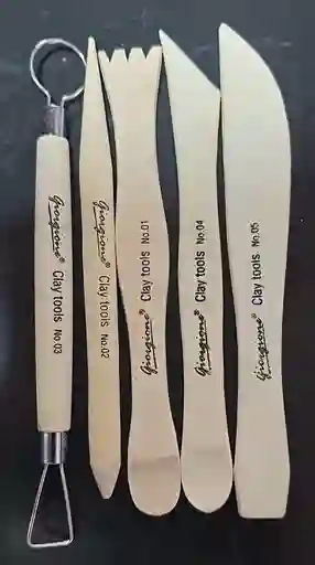 Juego De Herramientas X 5 Para Ceramica Y Arcilla Arte