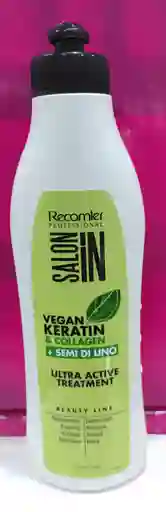 Tratamiento Recamier Salon In Vegan Keratin Collagen + Semilla De Lino 500g
