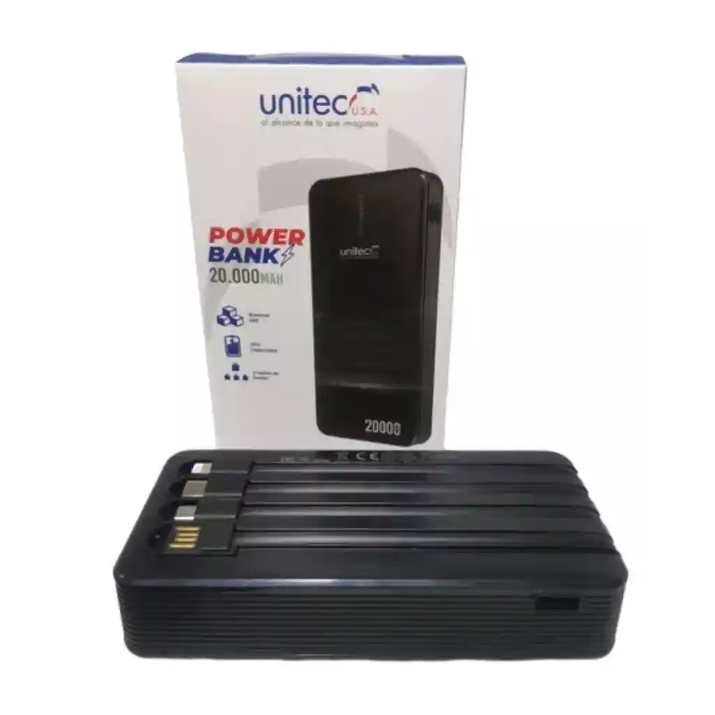 Power Bank 20.000 Mah Unitec
