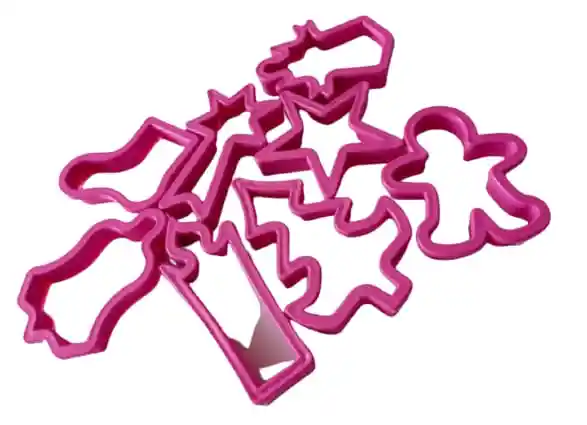 Cortador Fondant Galletas Figuras Navidad Muñeco Jengibre