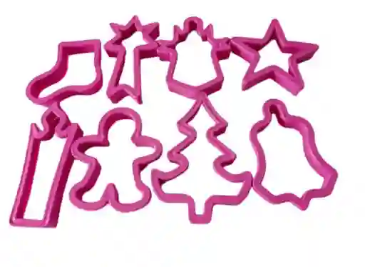 Cortador Fondant Galletas Figuras Navidad Muñeco Jengibre