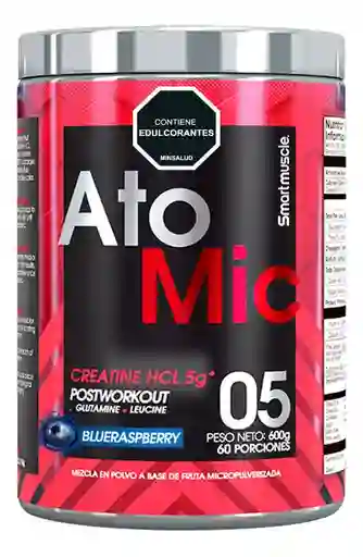 Creatina Hcl Sabor Blue Raspberry 600 Gramos Samrtmucle