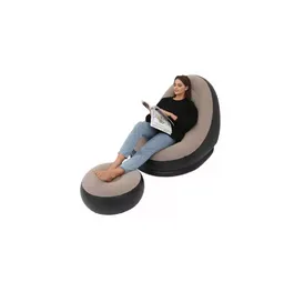 Sillones Sofá Inflable Portátil Plegable Con Reposapiés