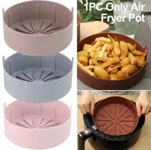 Canastilla Para Olla Freidora En Silicona Gruesa Tapete