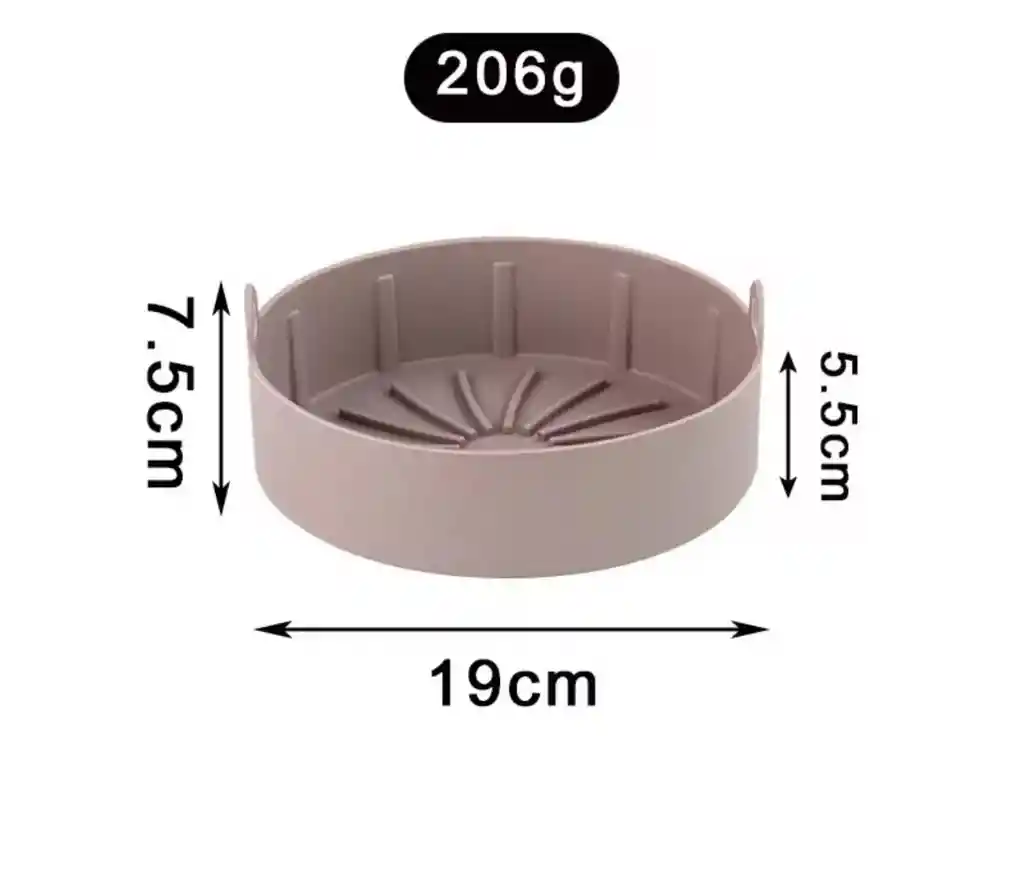 Canastilla Para Olla Freidora En Silicona Gruesa Tapete