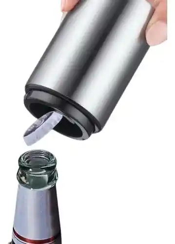 Abre Botellas Magnetico Automatico De Acero Inoxidable