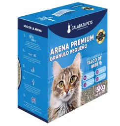 Arena Para Gato Calabaza Granulo Pequeño Premium X 5kg