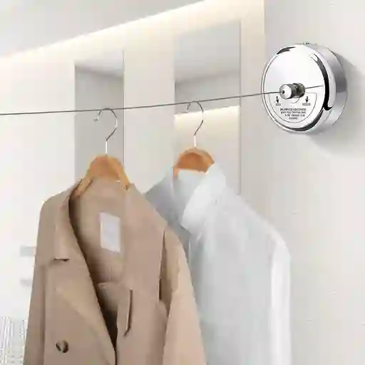 Tendedero De Pared Extensible Colgador De Ropa