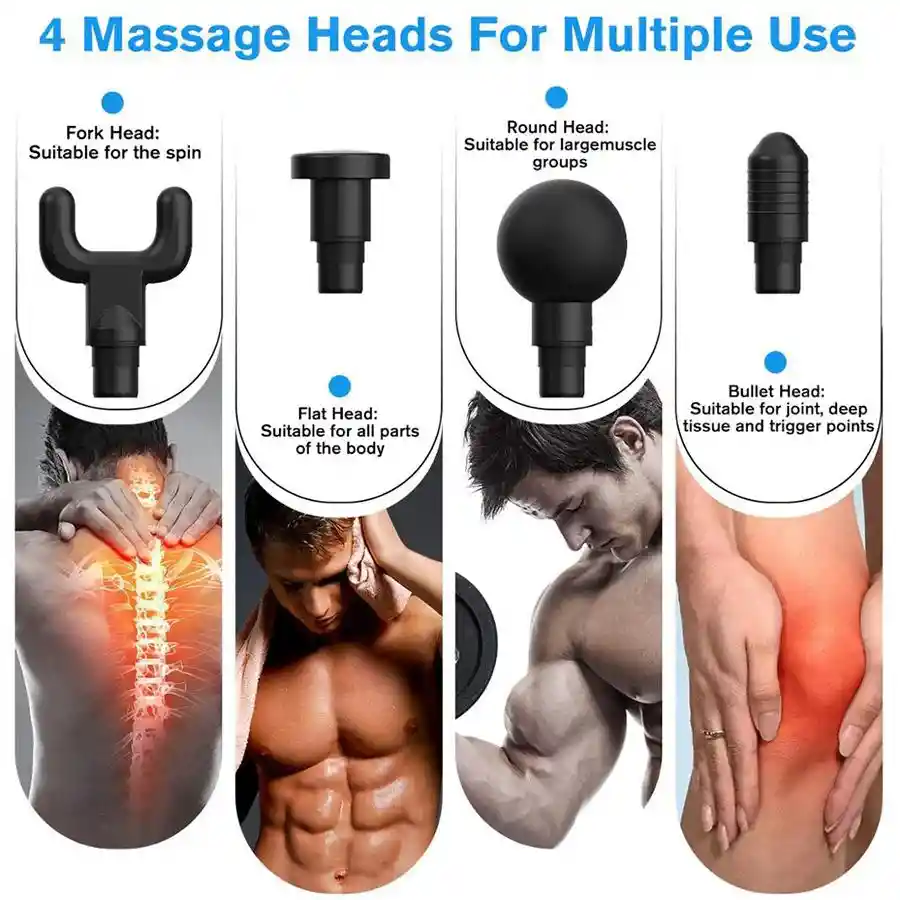 Masajeador Muscular De Mano Pistola De Masaje Facial Gun