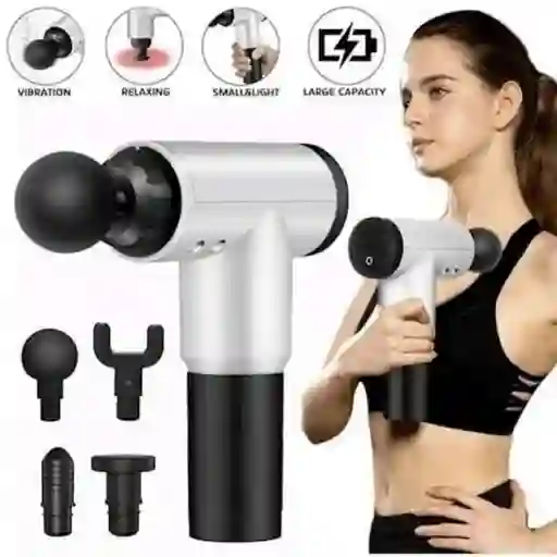 Masajeador Muscular De Mano Pistola De Masaje Facial Gun