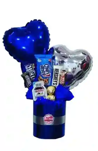 Ancheta Día Del Hombre Con Globos