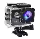 Camara 4k Deportiva Wifi Sumergible 30mt Sports Casco Moto