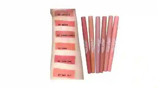 Labial Doble Matte Tono 43 Miss Rose