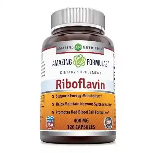 Riboflavina 400mg Suplementodietetico Vitamina B2 120 Capsulas