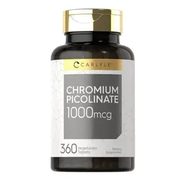 Carlyle Picolinato Cromo Chromium Picolinate 360 Tabletas