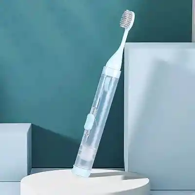 Cepillo De Dientes Con Dispensador De Crema Dental 2 En 1