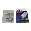 2 X Luz Led Mini Sensor Tactil Decorativa Multicolor