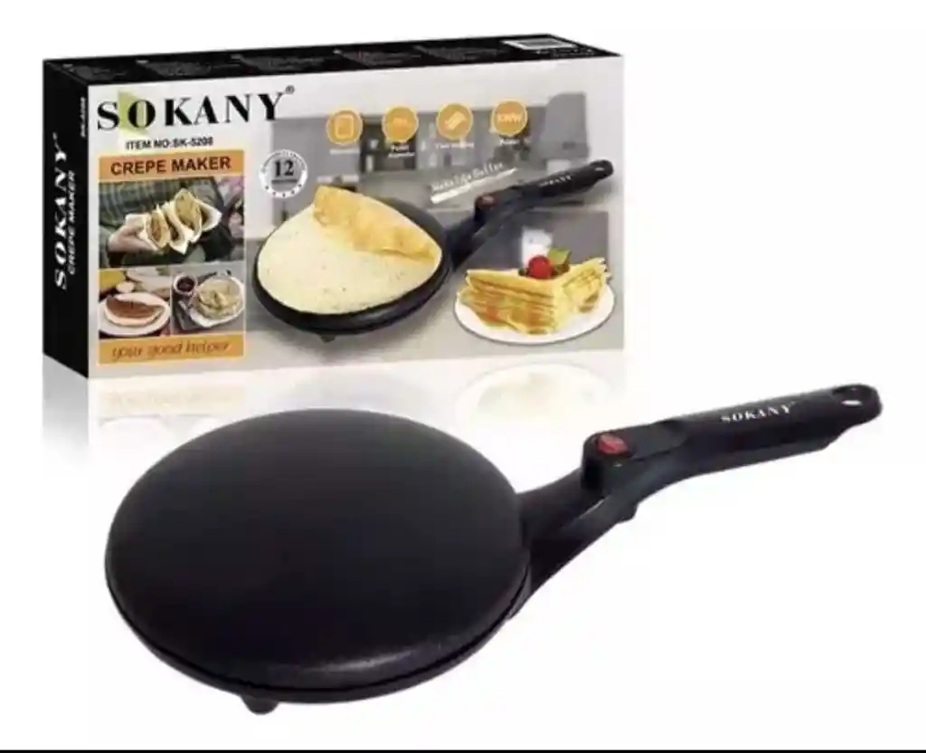 Maquina Eléctrica Crepes Antiadherente